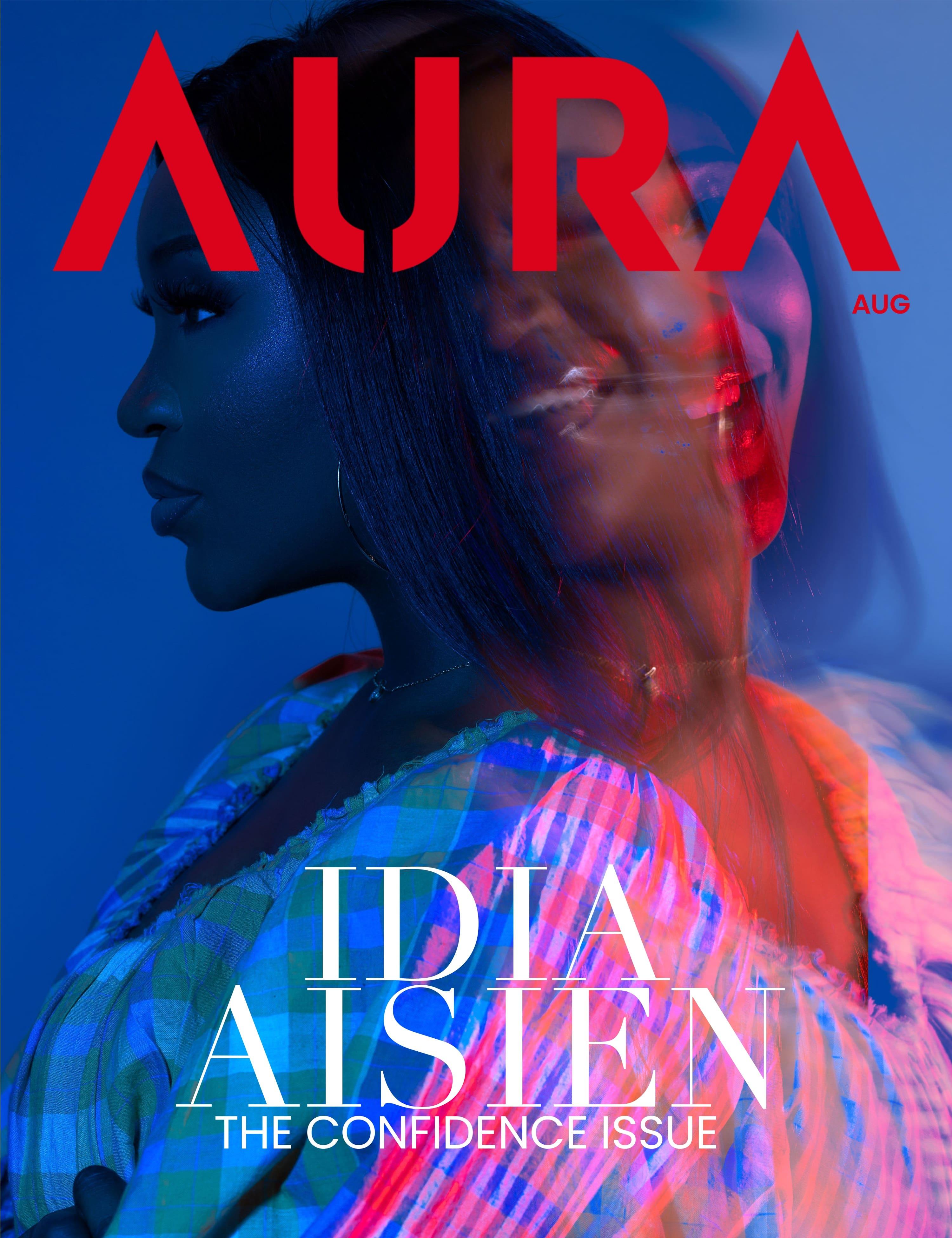 Idia Aisien Stars on the cover of Aura Magazine